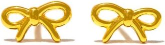 Girls Crew Lil Bow Stud Earrings in Gold at Nordstrom
