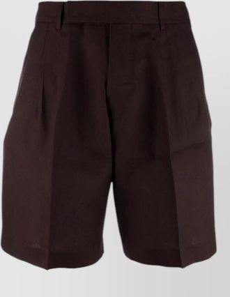 Paul Smith shorts front pleats belt loops back pockets