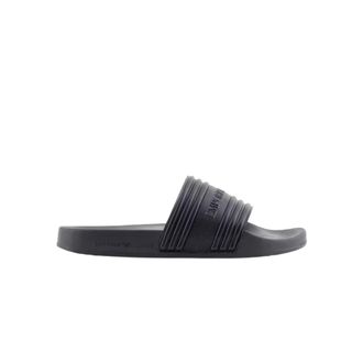 Emporio Armani Logo Tape Pool Side Slider - Heren - Sandalen - Zwart - 40 EU - Schoenen