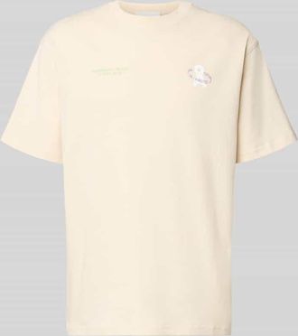 Armedangels Armedangels Relaxed Fit T-Shirt aus reiner Bio-Baumwolle Modell MAARKOS in Offwhite, Gr&ouml;&szlig;e XXL