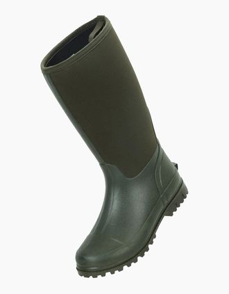 Mountain Warehouse Womens Mountain Warehouse Womens/Ladies Mucker Wellington Boots - Green - Size: 6