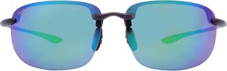 Maui Jim Hookipa XLarge MAUIGreen Rectangular Mens Sunglasses GM456-14 67