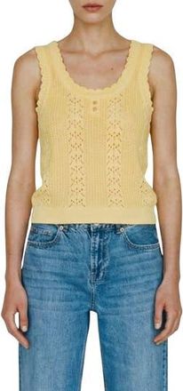 Vero Moda Secret Sands Knit Tank in Golden Haze at Nordstrom Rack, Size X-Large