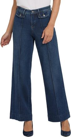 NYDJ Teresa Louvre Sapphire Wide Leg Jean