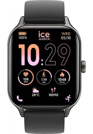 Ice Watch Womens 025277 Ladies Ice Fit 3 Smartwatch - Black Silicone - One Size