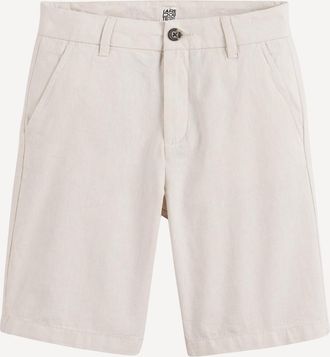 La Redoute Collections Chino bermuda in katoen/linnen