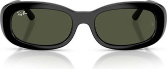 Ray-Ban Sunglasses Rb2221 901/31 Black/Green Women