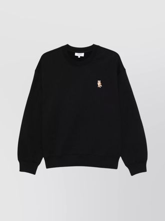 Maison Kitsun&eacute; cotton crew neck sweatshirt