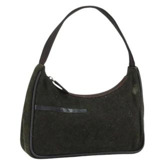 Prada Pre-owned Shoulder Bags, female, Green, Size: ONE SIZE Pre-owned Shoulder Bag
