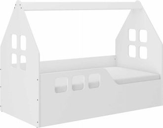 OEM Cama Infantil Casa 160x80 Izquierda + Colch&oacute;n