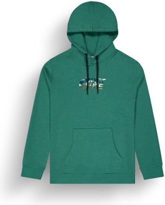 Picture Basement Camo Printed Hoodie Hoodie für Herren | grün