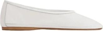 Forte_Forte Leren Ballerinas - Dames - Ballerinas - Wit - 38 EU - Leer - Schoenen