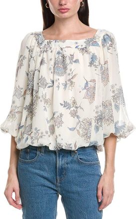 Vince Camuto Square Neck Bubble Blouse