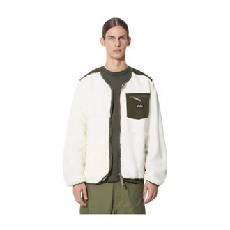 Stan Ray Patchwork Fleece Vest - Heren - Jassen - Wit - Maat: L Fleece