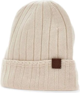 Eleventy Berretto a coste in cashmere - Toni neutri