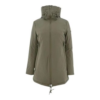 Jott Arctische Parka - Met Capuchon- Gewatteerd- Ritssluiting - Dames - Zomerjassen - Groen - XS - Jassen