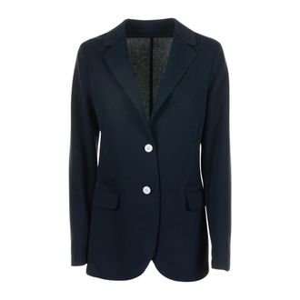 Eleventy Dames, Jassen, Blauw, Maat: XL