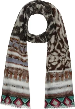 Pierre-Louis Mascia Accessoires, Dames, Veelkleurig, ONE Size, Katoen, Hawnbci Sjaal