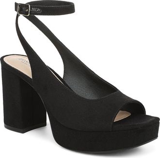 Life Stride Aliyah Ankle Strap Platform Sandal in Black at Nordstrom, Size 8.5