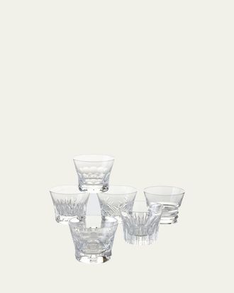 Baccarat Everyday Baccarat Assorted Old Fashion Tumblers, Set of 6