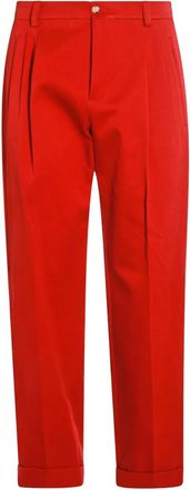 Valentino Garavani Pantaloni con pieghe - Rosso