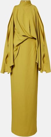 Taller Marmo Bacall draped satin gown