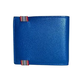 Burberry Pre-owned Wallets, male, Blue, Size: ONE SIZE Pre-owned Leather wallets