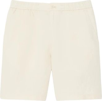 Lacoste Regular Fit Linnenmix Twill Shorts - Heren - Korte Broeken - Beige - L - Linnen - Korte Broeken