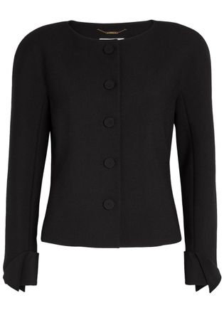 Chlo&eacute; Wool top - Black - 38 (UK10 / S)