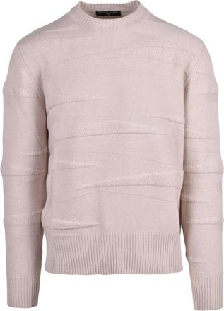 Daniele Fiesoli Truien & Vesten, Heren, Beige, L, Wol, Maglione Girocollo