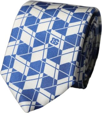 Dolce & Gabbana Stropdas - Heren - Stropdassen - Blauw - ONE Size - Accessoires