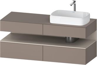 Duravit Qatego Consola Mueble Bajo Lavabo, 2 Extensiones, 2 - Duravit