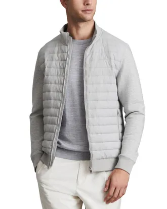 Reiss Freddie Jersey Quilted Shirt