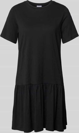 Pieces Regular Fit T-Shirt-Kleid aus reiner Baumwolle Modell DISSO in Black, Gr&ouml;&szlig;e XS