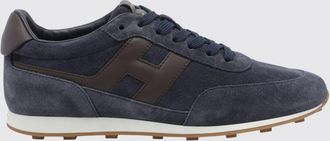 Hogan Sneaker H699 in pelle di vitello e suede con suola dentellata