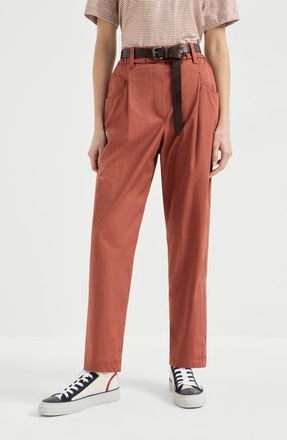 Brunello Cucinelli Five-pocket Track trousers in Orange at Nordstrom, Size 52 It