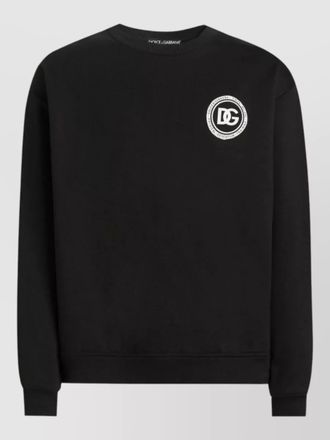 Dolce & Gabbana jersey sweatshirt with patch