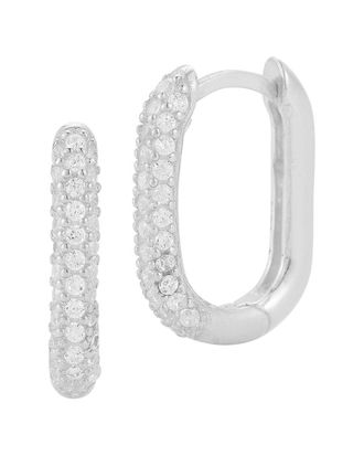 Glaze Jewelry Silver Cz Earrings