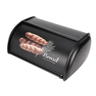 OEM Panera De Acero Inoxidable De Gran Capacidad, Organizador De Cocina Negro
