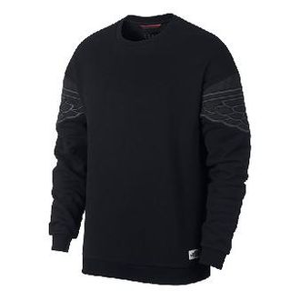 Nike Jordan Air Jordan Embroidered Sports Pullover Black AO0427-010