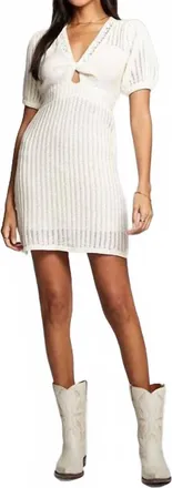 Saltwater Luxe Karine Sweater Dress In Cream