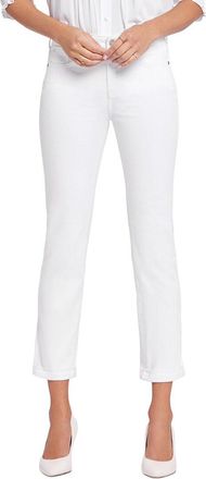 NYDJ Sheri Optic White Sheri Crop Jean