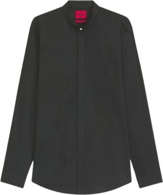 HUGO BOSS Hombre, Camisas, Negro, Talla: 4XL