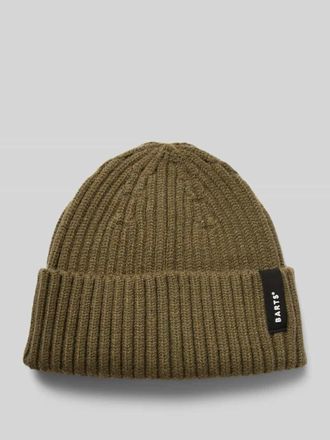 Barts Beanie mit Label-Detail Modell SUMTER in Oliv, Gr&ouml;&szlig;e 1