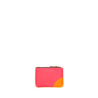Comme Des Gar&ccedil;ons Wallets & Cardholders, unisex, Multicolor, Size: ONE SIZE Super Fluo Small Zip Pouch Wallet