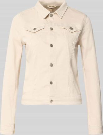 Soyaconcept Jeansjacke mit Pattentaschen Modell Erna in Sand, Gr&ouml;&szlig;e XXL
