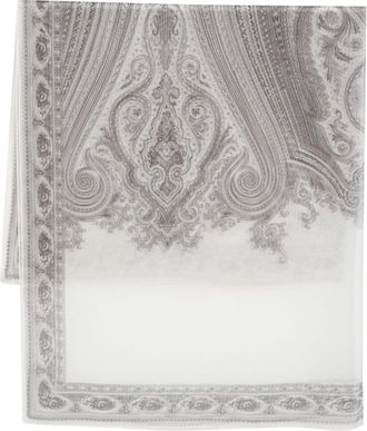 Gianfranco Ferre baroque-pattern print silk scarf - women - Silk - One Size - White