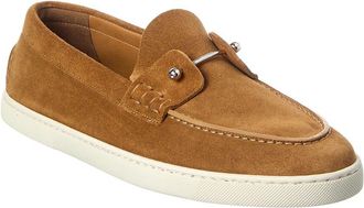 Christian Louboutin Chambeliboat Suede Boat Shoe