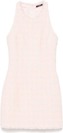 Balmain Tweed Mini Dress - Womens - Cotton/Polyamide/Acrylic/ViscoseViscoseCotton