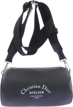 Dior Pre-owned Crossbody Tas - Dames - Vintage Schoudertas - Zwart - ONE Size - Leer - Vintage